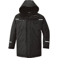 アイトス 制電防寒コート ブラック AZ9365-010-3L 1着 226-1548（直送品）