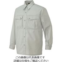 アイトス 長袖シャツ(薄地)(男女兼用) シルバーグレー 6L 5665-003-6L 1着 144-5716（直送品）