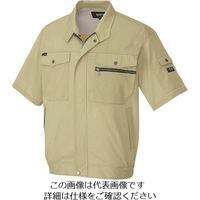 アイトス 半袖ブルゾン(男女兼用) マスタード 6L 3232-019-6L 1着 145-3256（直送品）