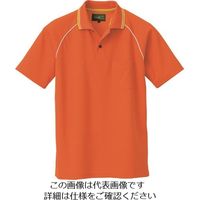 アイトス 制電半袖ポロシャツ(男女兼用) オレンジ 3L 50005-063-3L 1着 143-8090（直送品）