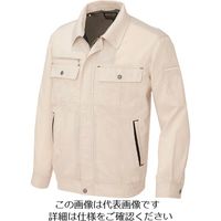 アイトス 長袖サマーブルゾン(男女兼用) ベージュ×ブラック M 5560-002-M 1着 144-3885（直送品）