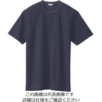 アイトス 吸汗速乾(クールコンフォート)半袖Tシャツ(ポケット無し)(男女兼用) ネイビー 3L 10574-008-3L 1着（直送品）