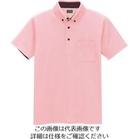 アイトス 制電半袖ポロシャツ(男女兼用) ピンク 3L 50006-060-3L 1着 143-0081（直送品）