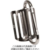 基陽 KH 座付カラビナ 4ツ穴 スチール製ミラー仕上げ 173 1個 126-9642（直送品）