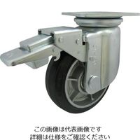 ヨドノ 重荷重用ポリブタジェンゴム車輪自在車ストッパー付 RGJMB130 1個 132-0359（直送品）