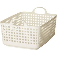 吉川国工業所 スカンジナビアスタイル バスバスケット ホワイト SCB-7 1セット(1個×5)