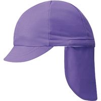 フラップ付き体操帽子（取り外しタイプ） F ムラサキ 101215 1セット(2入) フットマーク（直送品）