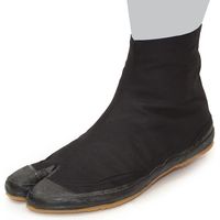 莊快堂 荘快　軽快たび　小馳5枚　黒　23ｃｍ 1845129001 1足（直送品）