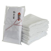 日繊商工 お年賀タオル（軽量仕様：160匁） 名刺ポケット付き袋入 1セット（1枚×10）