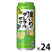 チューハイ 濃いめのグレフルサワー 缶 500ml 1ケース(24本)