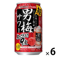 チューハイ サッポロ 超男梅サワー 缶 350ml 6本