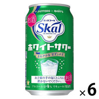 チューハイ 愛のスコール ホワイトサワー 缶 340ml 6本