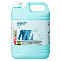 【アスクル限定】衣料用漂白剤　塩素系 ブリーチ　5kg　業務用　白物衣料専用　1個　ミツエイ オリジナル