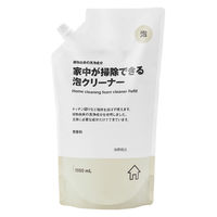 無印良品 植物由来の洗浄成分 家中が掃除できる泡クリーナー 詰替え用 １０５０ｍｌ 良品計画