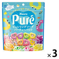 グミ 食べきりサイズ ピュレリング ソーダパーティパック 156g 1セット（1個×3）
