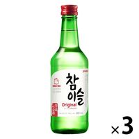 韓国 眞露 チャミスル オリジナル 360ml 1セット（3本） リキュール 真露　ジンロ