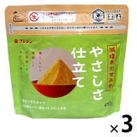 富士甚醤油 減塩あわせみそ 450g 1セット（1個×3）使いやすいジップ付き 味噌　コンパクト　やさしさ仕立て　フジジン