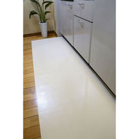 【アウトレット】【Goエシカル】訳あり 森松産業 本革調キッチンマット 600×1800mm アイボリー IVー10ー6018 1枚