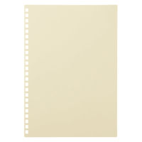 リヒトラブ カスタマイズ オープンリングノート 表紙 A5 オフホワイト N2900-1 1枚