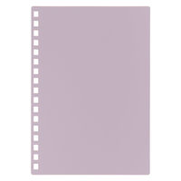 リヒトラブ カスタマイズ オープンリングノート 表紙 A6 パープル N2920-10 1枚