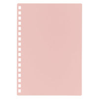 リヒトラブ カスタマイズ オープンリングノート 表紙 A6 ピンク N2920-12 1枚