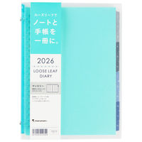マルマン 【2026年版】ノート デ ダイアリー A5 20穴 月間 月曜