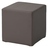 コンフォートワーク キューブスツール　収納付き　幅・奥行き380mm　キューブソファ　ブラウン ACS-3840P(BR) 1台 オリジナル