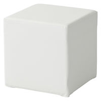 コンフォートワーク キューブスツール　収納付き　幅・奥行き380mm　キューブソファ　アイボリー ACS-3840P(IV) 1台 オリジナル