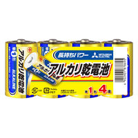 単1形電池 三菱 LR20N/4S LR20N/4S 1パック