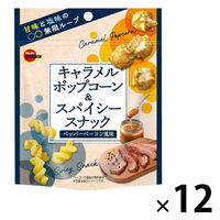 ポップコーン 食べきりサイズ キャラメルポップコーン＆スパイシースナック ペッパーベーコン風味 33ｇ 1セット（1個×12）