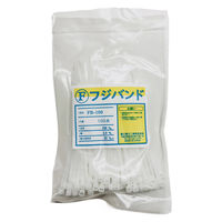 冨士端子工業 結束バンド FB-100(100個入) 乳白色 1袋(100本)（直送品）