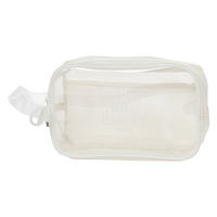 CLEARMESHハンドルポーチ ホワイト LAKOLE/ラコレ