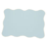 FLOWERダイカットランチョンマット ブルー×パープル LAKOLE/ラコレ