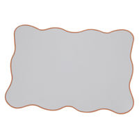 FLOWERダイカットランチョンマット グレー×ゴールド LAKOLE/ラコレ