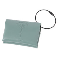 FLOWERポケットティッシュケース グリーン LAKOLE/ラコレ