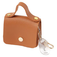 FLOWERイヤホンケース ブラウン LAKOLE/ラコレ