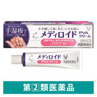 【アウトレット】メディロイドPVAクリーム 15g 大正製薬 湿疹 皮膚炎治療薬 皮ふ炎 あせも かぶれ かゆみ【指定第2類医薬品】