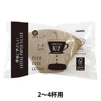 ハリオ（HARIO）コーヒーフィルター ペーパーフィルター 2ー4杯用 1袋（100枚入）MAー442
