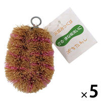 パームタワシ プチタワシ ざる・まな板洗いに KZー038 1セット（1個×5）ワイズ