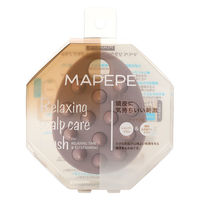 マペペ　リラクシングスカルプケアブラシ（パープルベージュ）