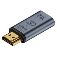 FSC マグネット C to HDMI アダプター<ダークシルバー> FS-ADCHDMI-DS 1個
