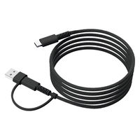 FSC TypeーC 2in1 充電・データ通信マグネットケーブル<ブラック> FS-C2in1-BK 1個