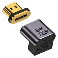 FSC マグネット HDMI アダプターL字型<ダークパープル> FS-ADHDMI-L 1個