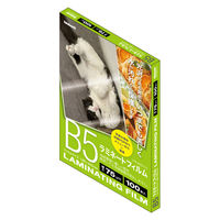 ナカバヤシ ラミネートフィルム75μm 100枚入り B5サイズ LPR-B5E2-75 1冊