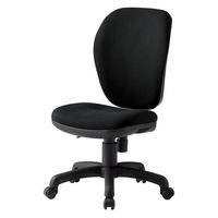 TOKIO ハイバックフィットチェア ブラック FST-77H 1脚 布張り オフィスチェア 事務椅子 体圧分散 背ロッキング（わけあり品）