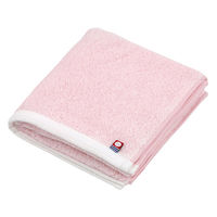 田中産業 今治製 シャーリングタオル ミニバスタオル ライトピンク 1枚