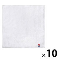 田中産業 今治製 タオルハンカチ ホワイト 1セット(10枚)