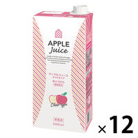 三井農林 ホワイトノーブル アップルジュース（クリアタイプ） 1L（1000ml） 1セット（12本）
