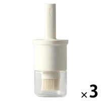 油引き オイルブラシポット シリコンブラシ付 油しき オイルボトル 1セット（1個×3） コジット