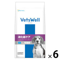 ベッツウェル 犬用食事療法食 消化器ケア 低脂肪 1kg 1セット（1袋×6）マルカン ドッグフード